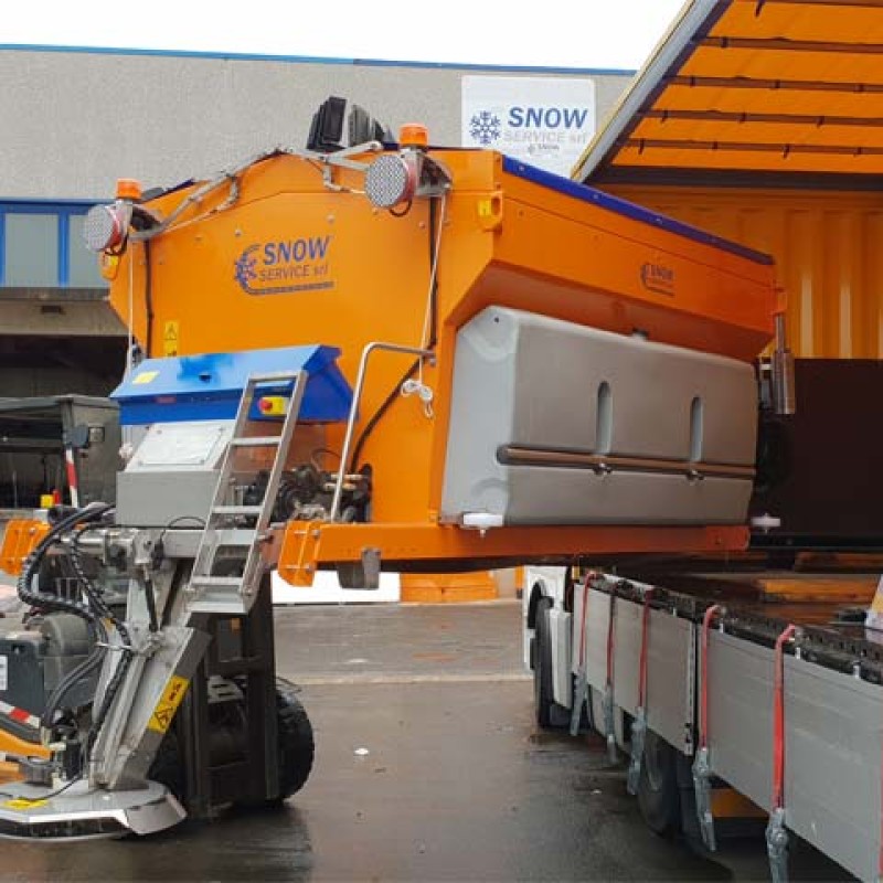 Salt spreader in stock