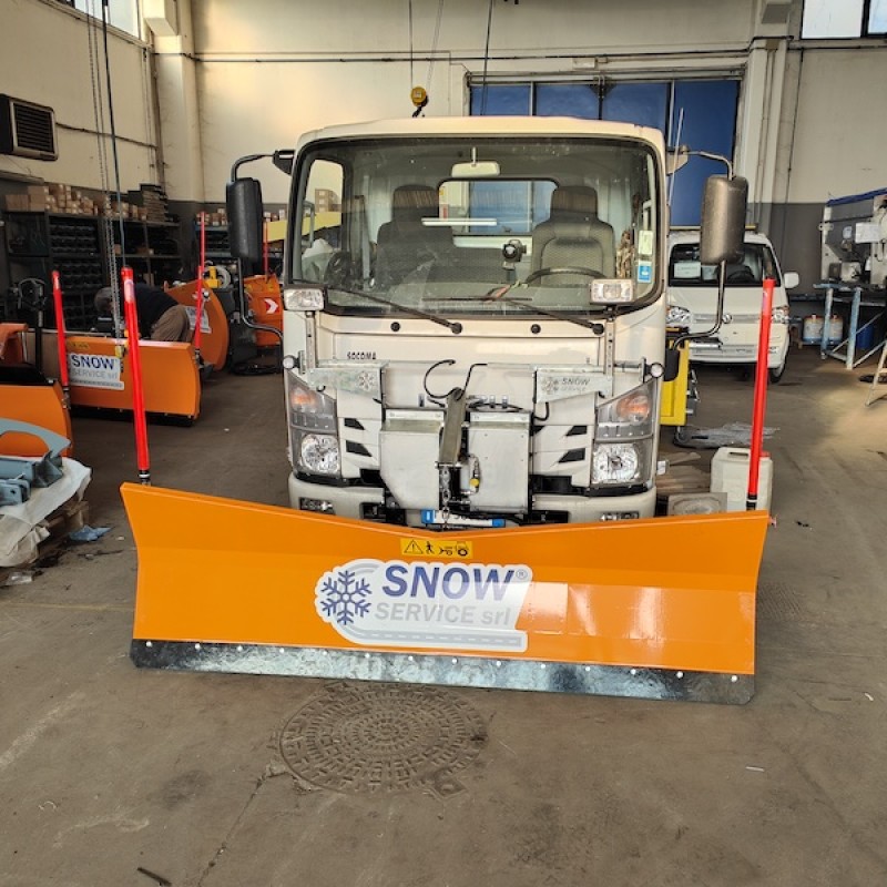 Snow plow blade for Isuzu M 21 truck MICROTECH