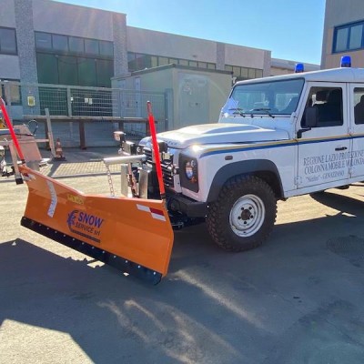 Snow plow for Land Rover Defender MICROTECH