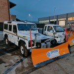 Snow plow for Land Rover Defender MICROTECH