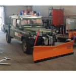 Snow plow for Land Rover Defender MICROTECH