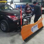 Snow plow for new Mitsubishi L 200 pick-up (from 2018) MICROTECH