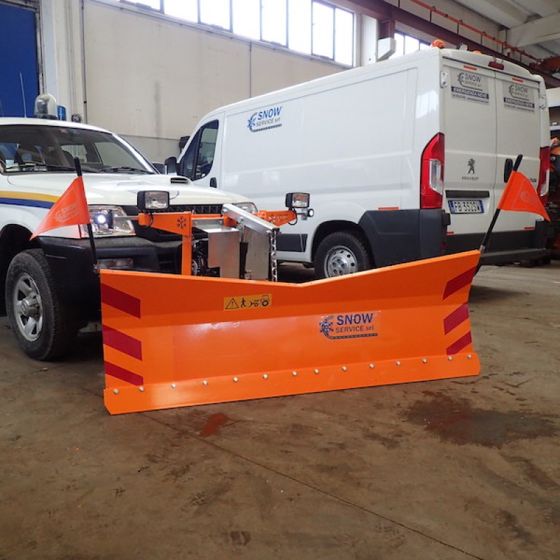 Snow plow for old Mitsubishi L 200 pick-up (up to 2018) MICROTECH