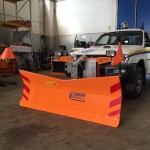 Snow plow for old Mitsubishi L 200 pick-up (up to 2018) MICROTECH