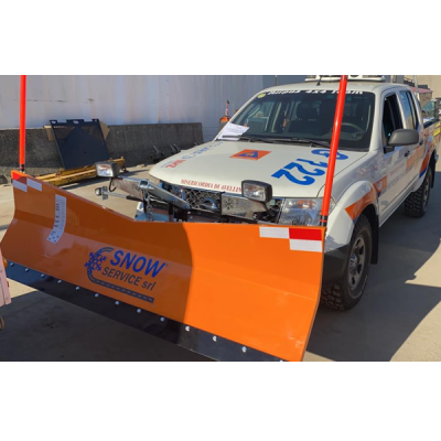 Snow plow for Nissan Navara pick-up MICROTECH