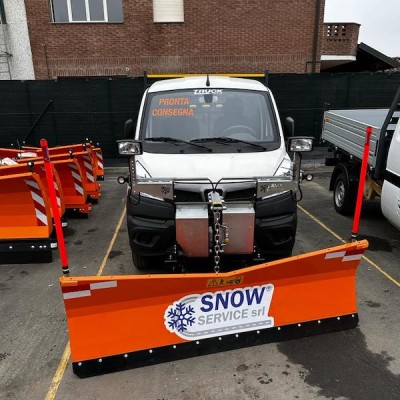 Snow plow for Piaggio Porter NP 6 MICROTECH