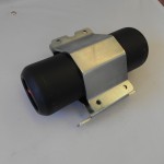 Nitrogen accumulator for snow plow blades