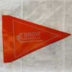 Drapeau pour chasse-neige