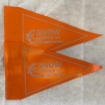 Flag for snow plow