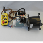 Electro-hydraulic unit for snow plow blades