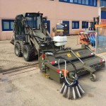 SPC hydraulic street sweeper