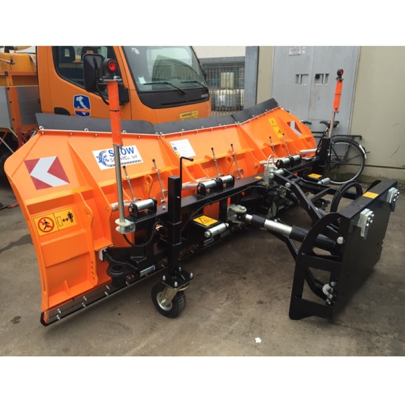 VMR2-S 3-point lift attachment snowplough