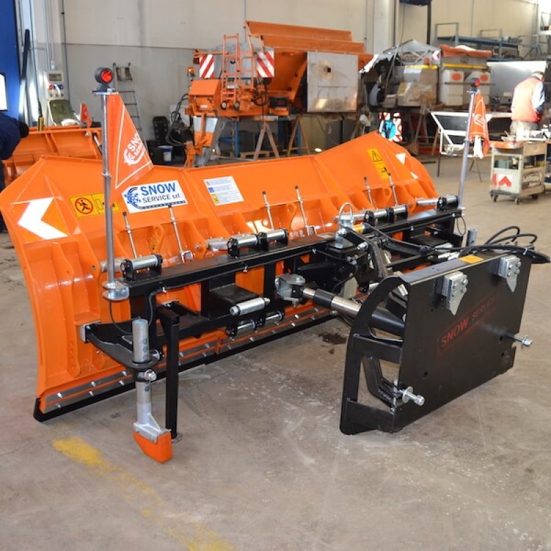 VMR2-S 3-point lift attachment snowplough