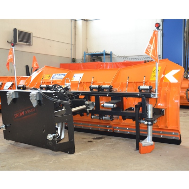 VMR2-S 3-point lift attachment snowplough