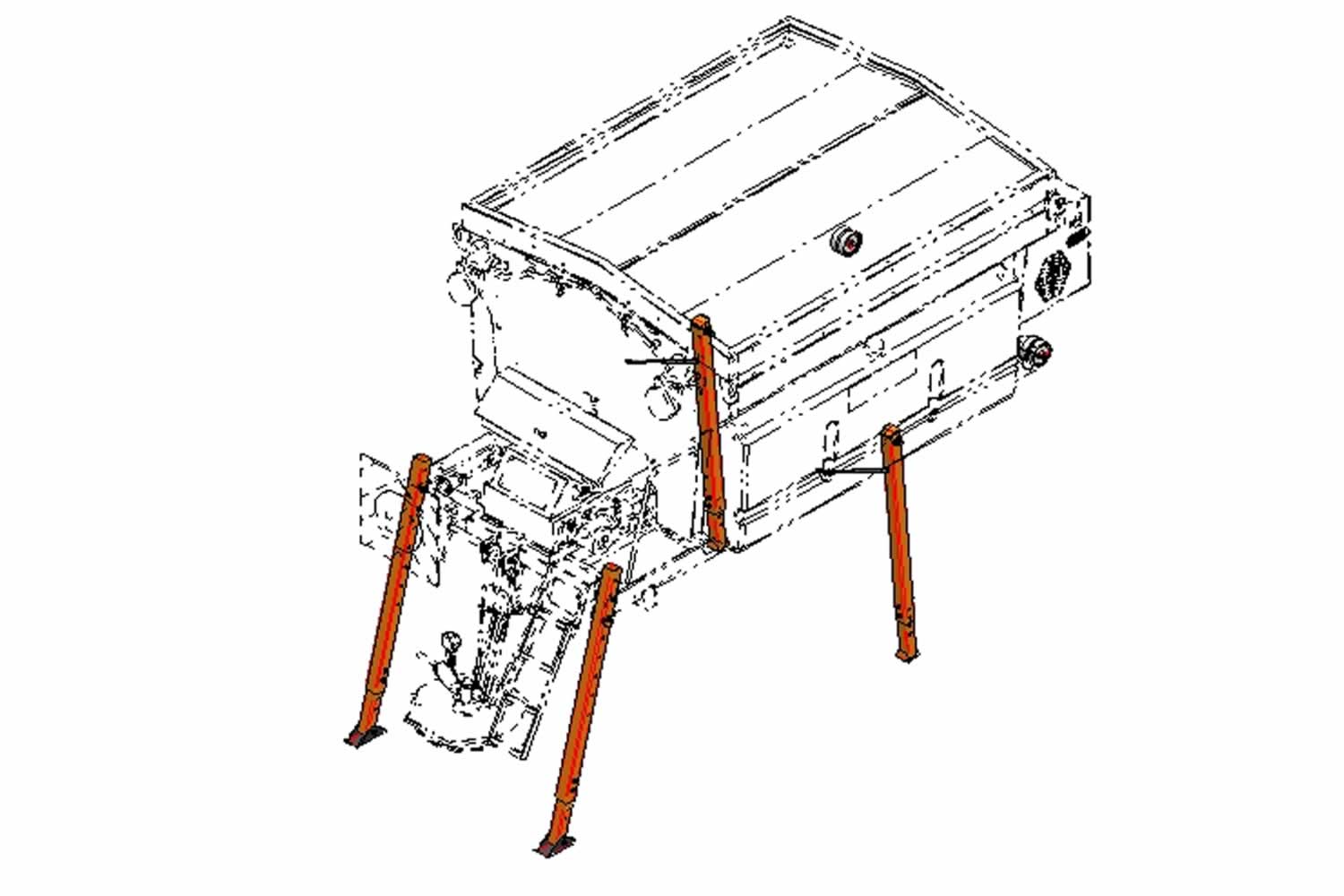 Épandeur de sel électrique YUKON 4000 ELECTRIC - MC pour petits véhicules