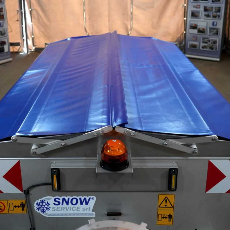 Tarpaulin in PVC for YUKON salt spreader